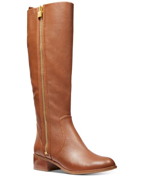 Michael Michael Kors Frenchie Leather Tall Riding Boots, 